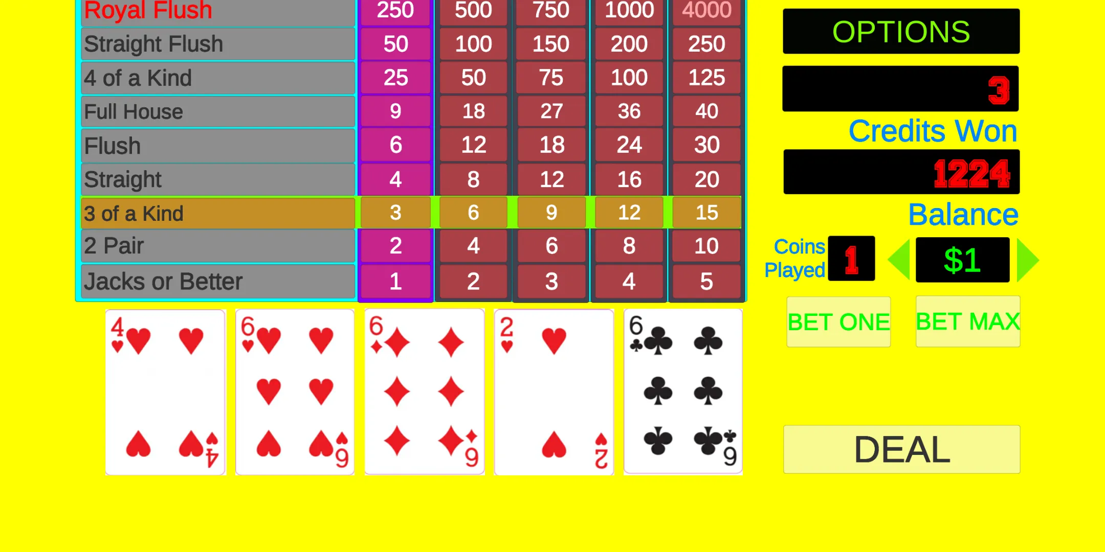 Jacks Or Better - Video Poker | Indus Appstore | Screenshot