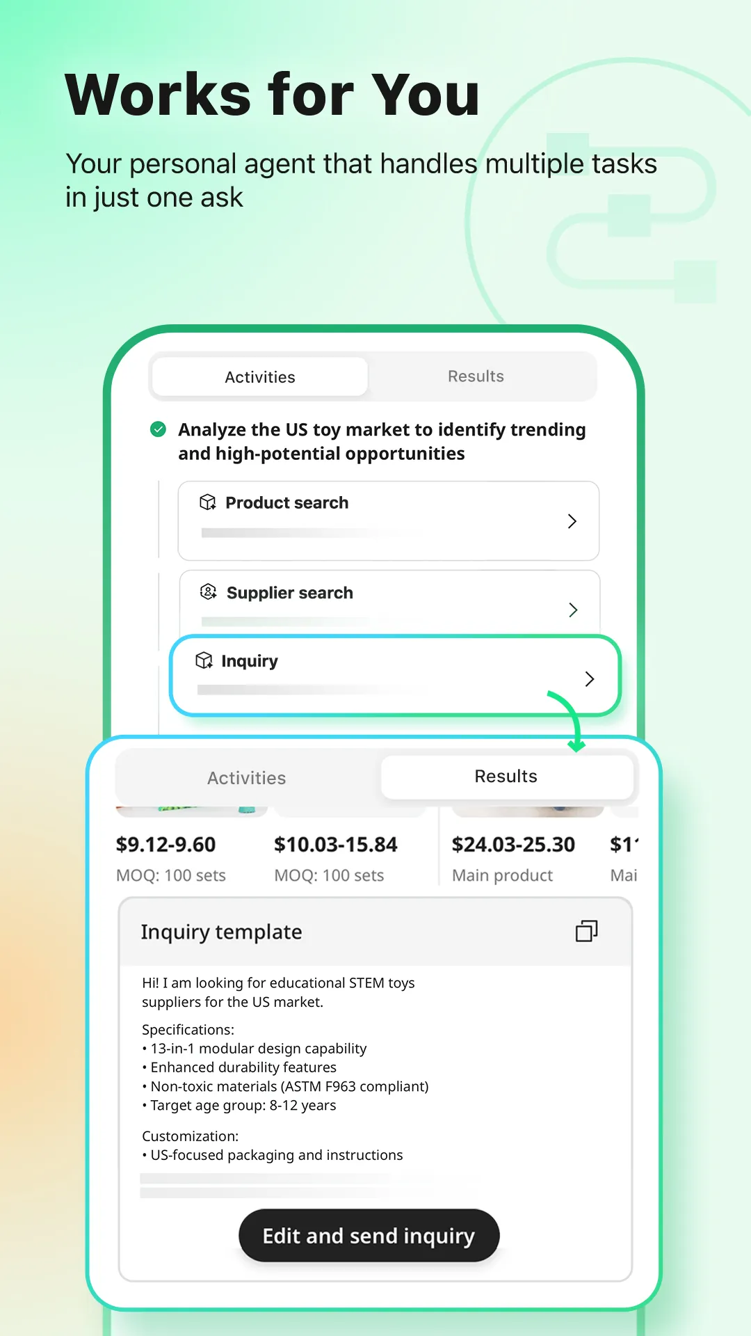 Accio - Alibaba.com AI Agent | Indus Appstore | Screenshot