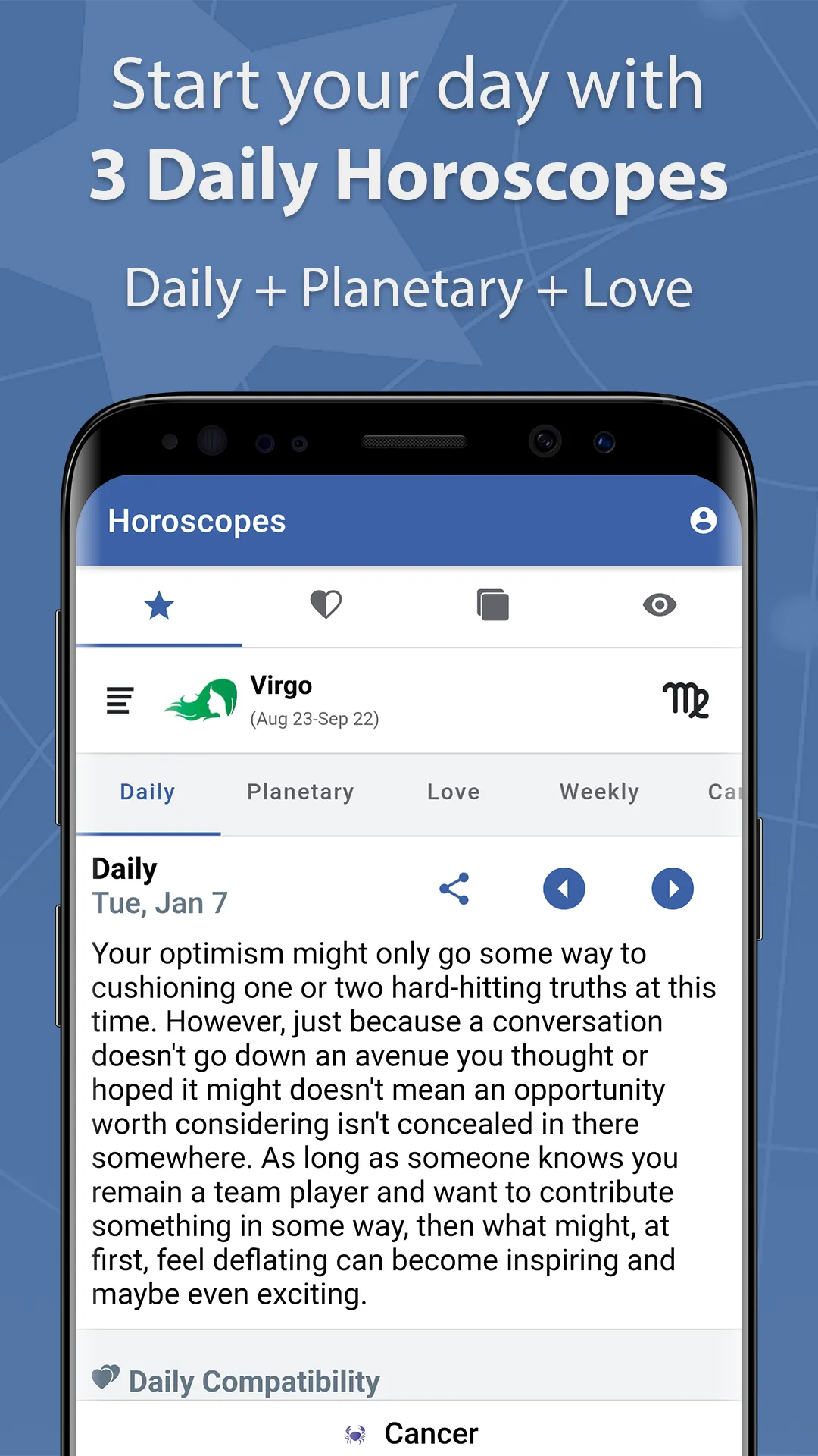 Horoscopes & Tarot | Indus Appstore | Screenshot