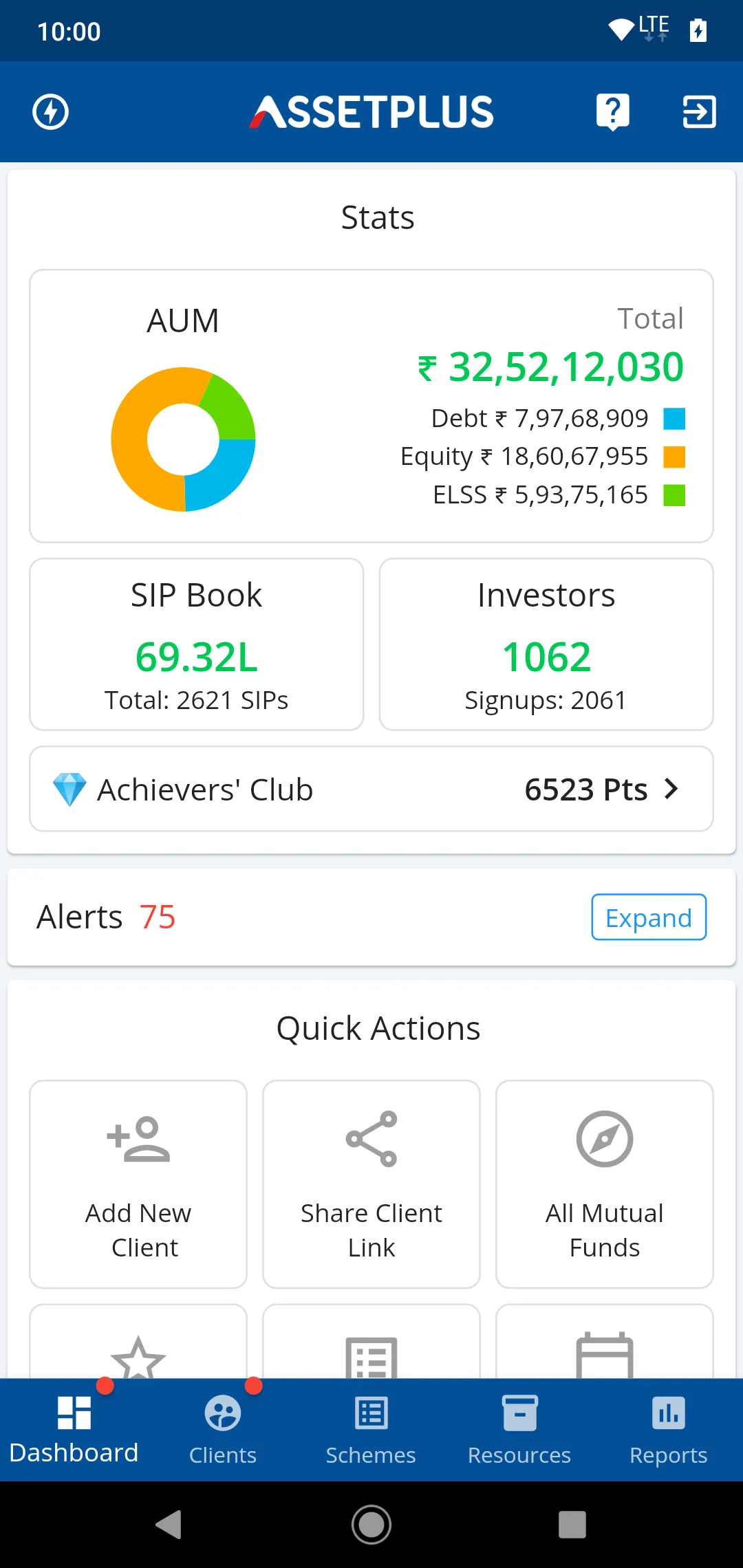 AssetPlus - MF Partner App | Indus Appstore | Screenshot