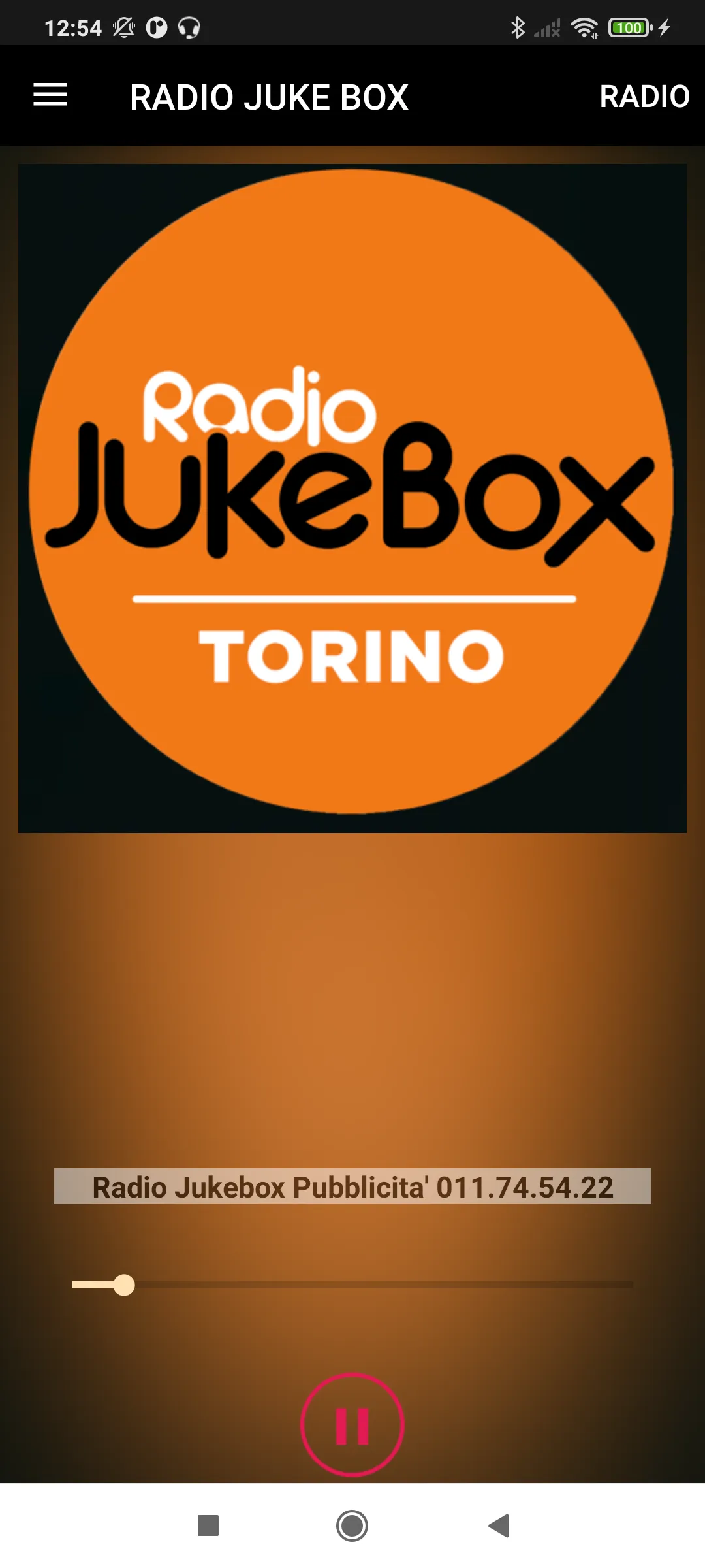 RADIO JUKE BOX TORINO | Indus Appstore | Screenshot