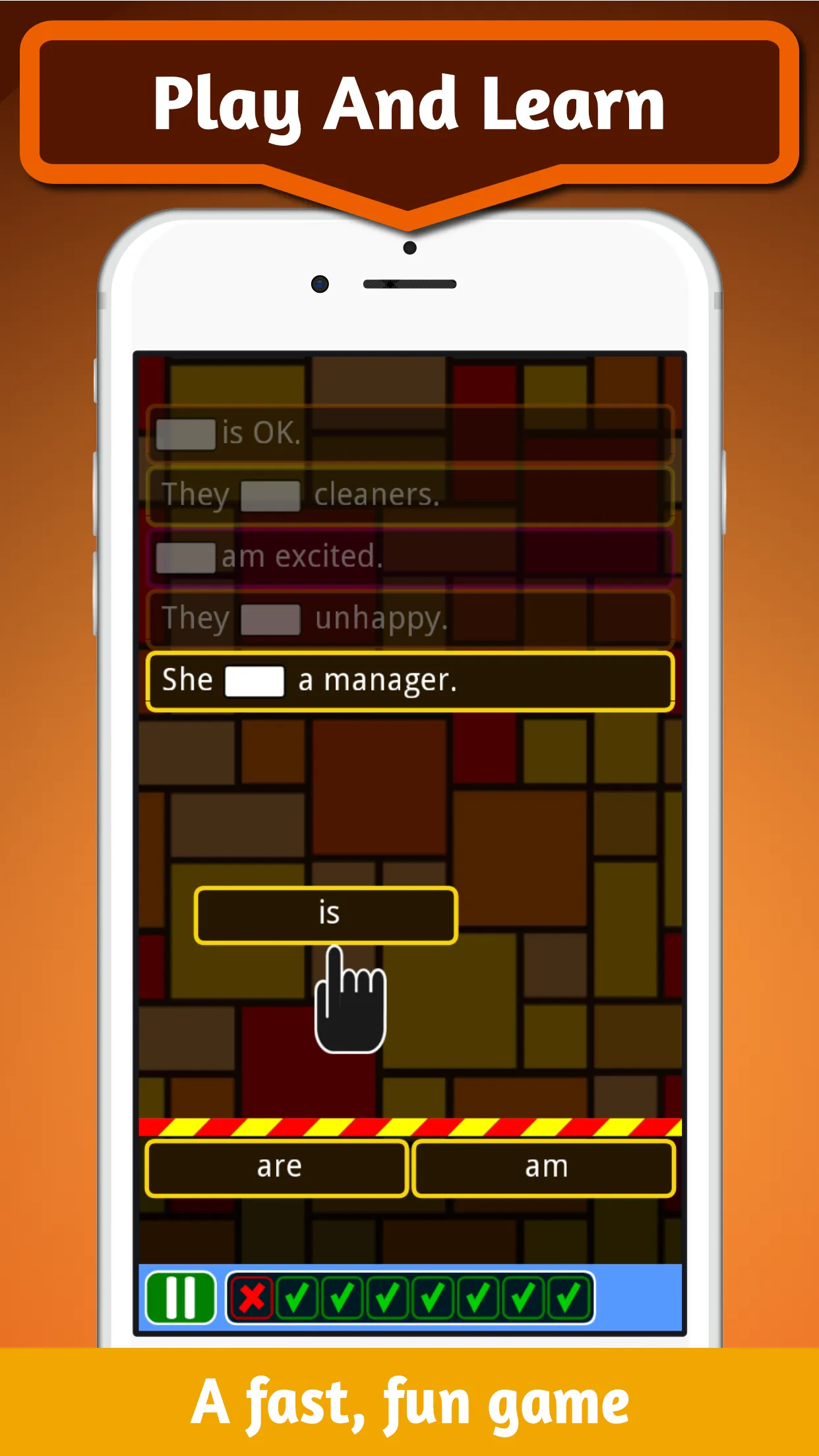 English Grammar Smash Games | Indus Appstore | Screenshot