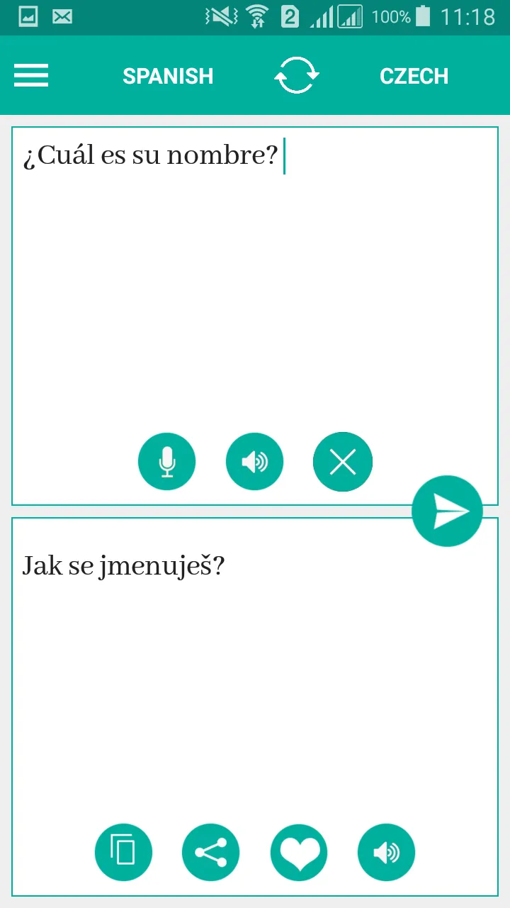 Czech Spanish Translator | Indus Appstore | Screenshot