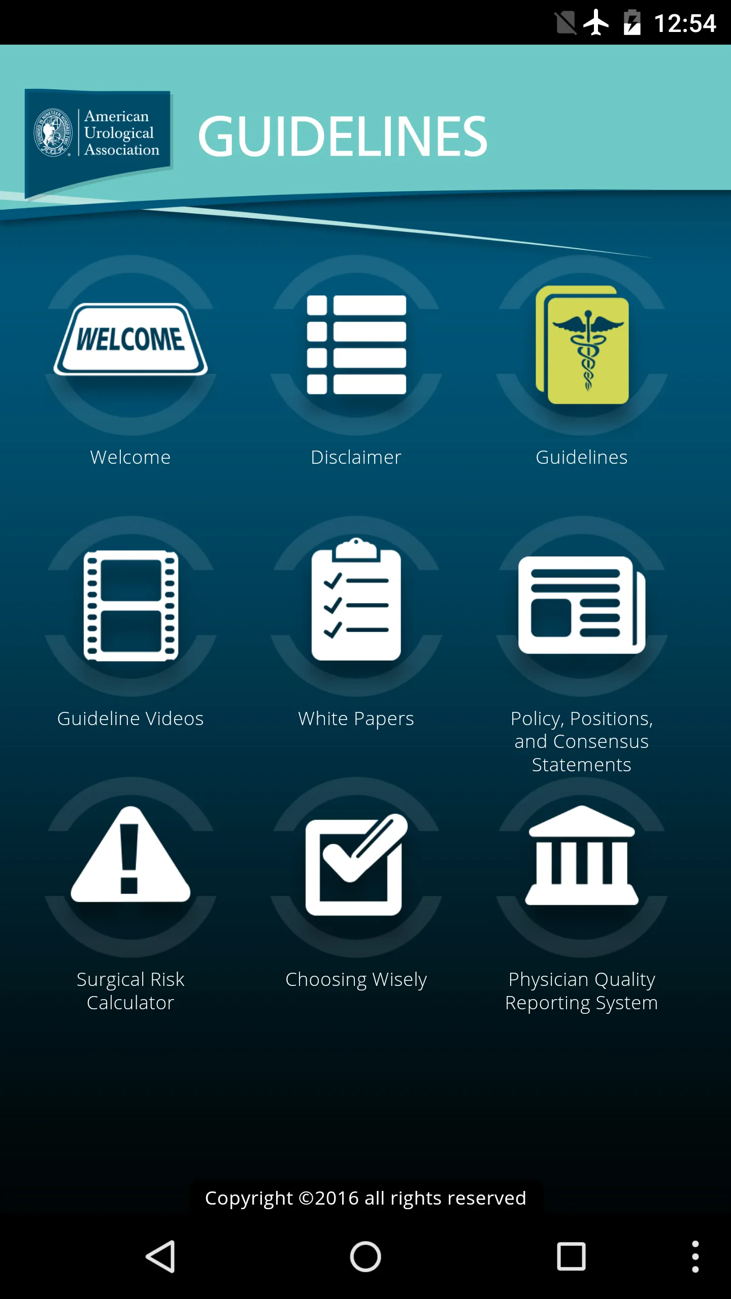 AUA Guidelines at a Glance | Indus Appstore | Screenshot