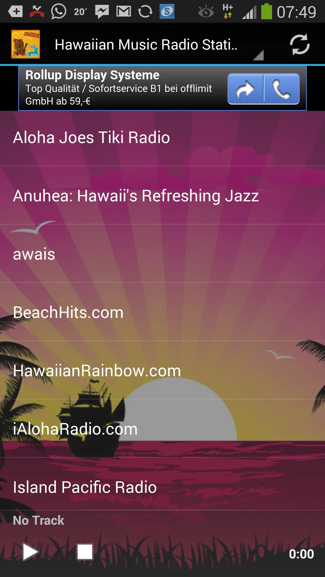 Hawaiian Music Radio Stations | Indus Appstore | Screenshot