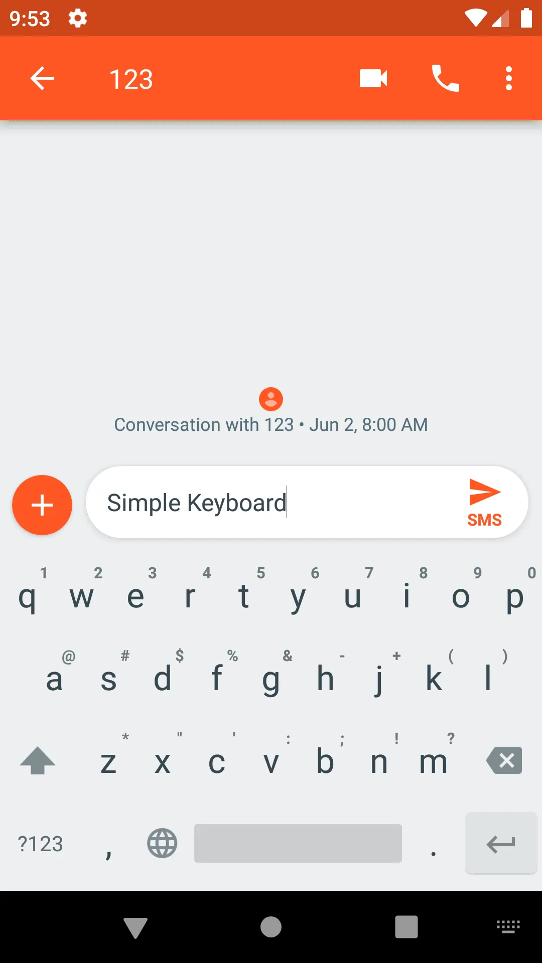 Simple Keyboard | Indus Appstore | Screenshot