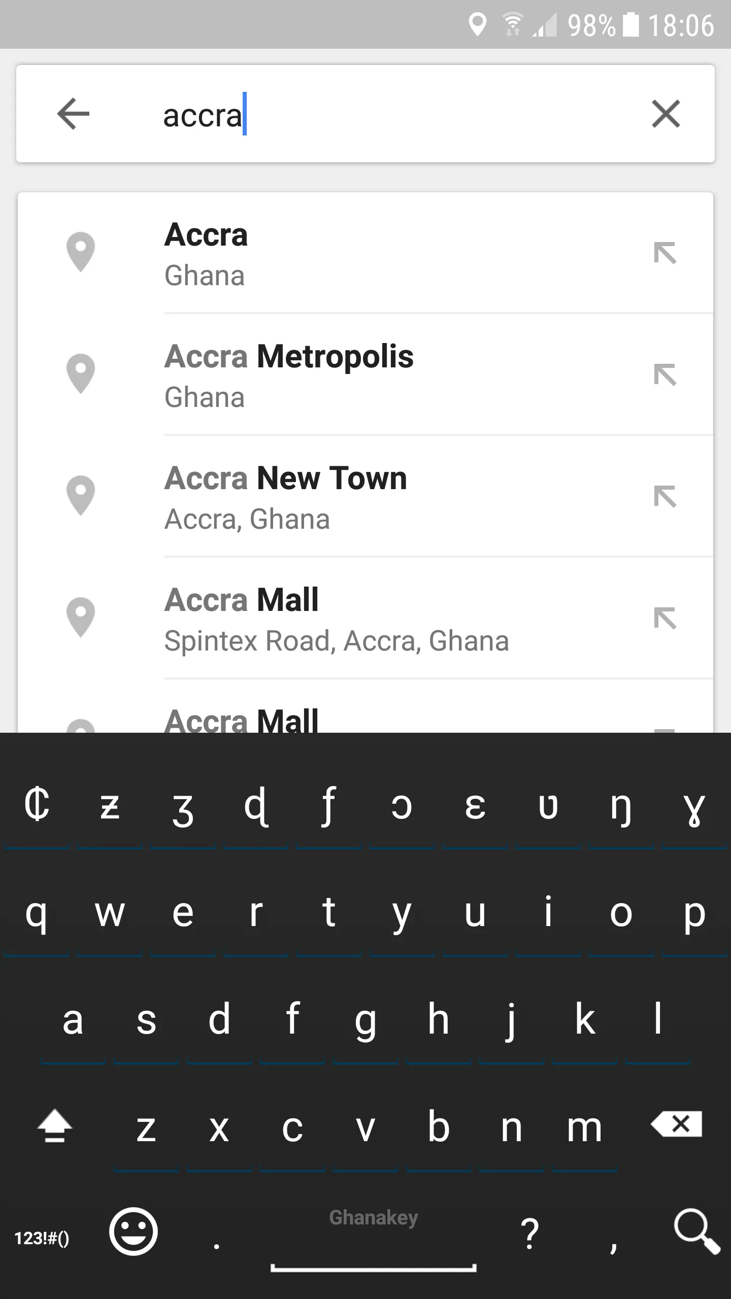 GhanaKey - Keyboard for Ghana | Indus Appstore | Screenshot