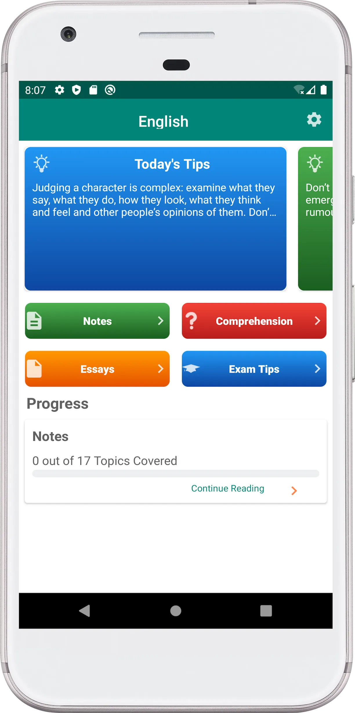 Zimsec English Revision | Indus Appstore | Screenshot