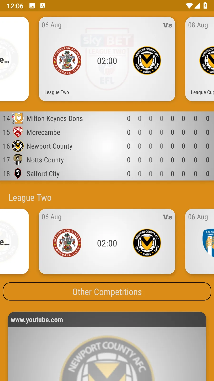 Newport County Fan App | Indus Appstore | Screenshot