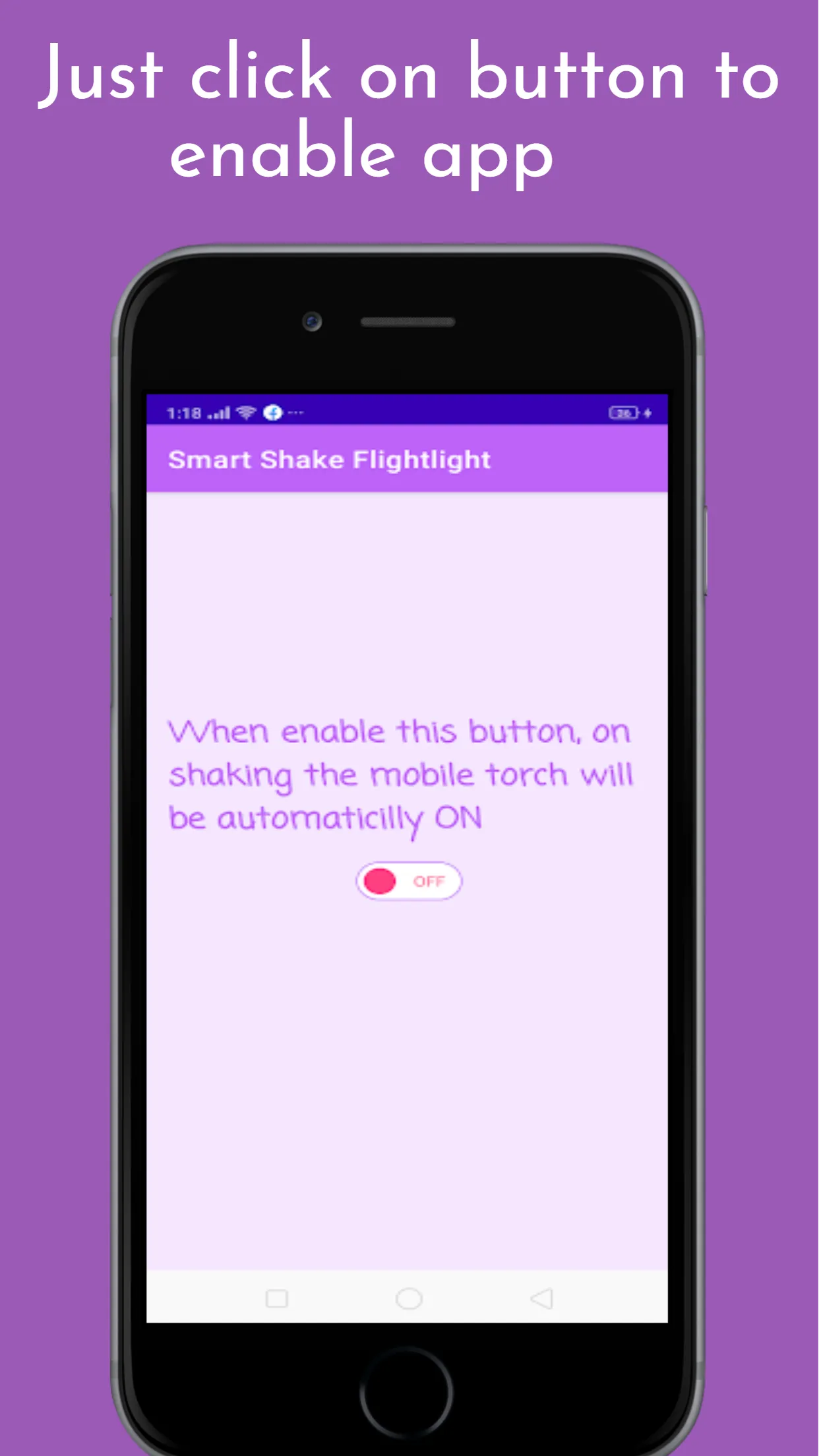 Smart Shake Flashlight | Indus Appstore | Screenshot