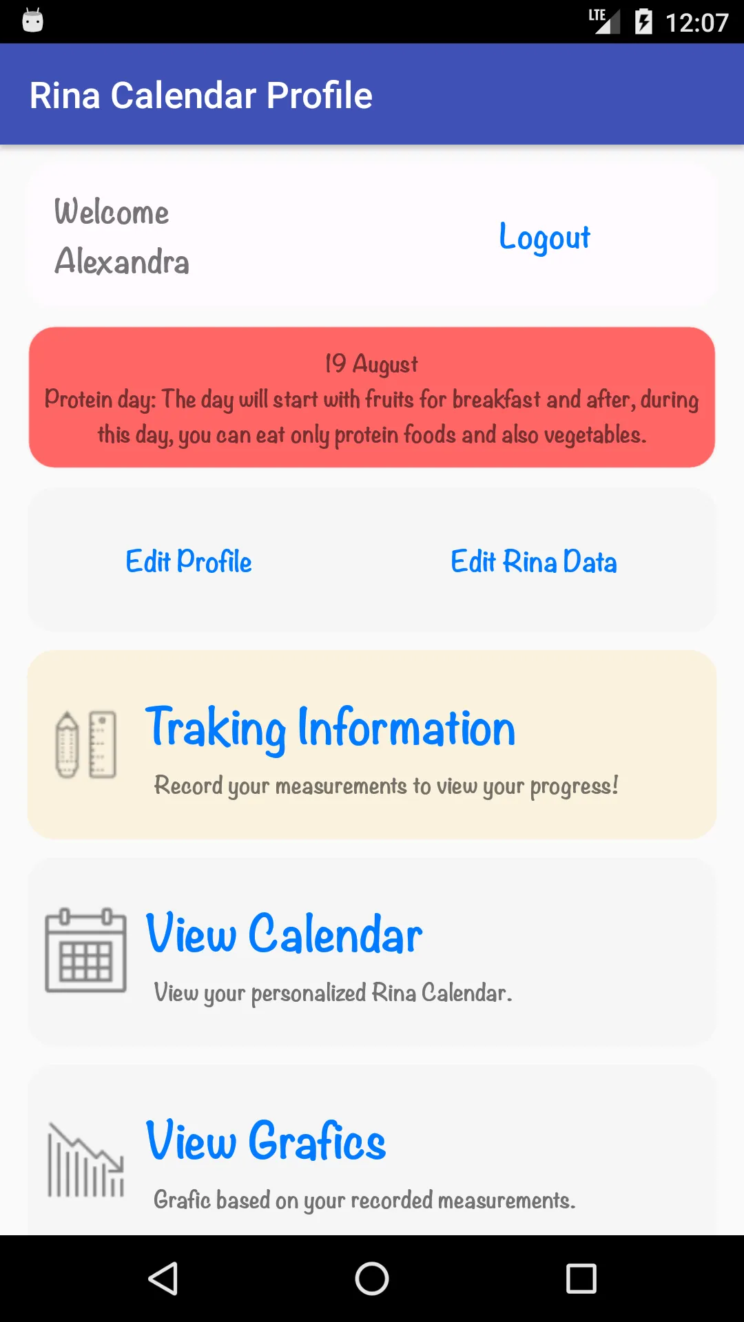 Rina Calendar | Indus Appstore | Screenshot