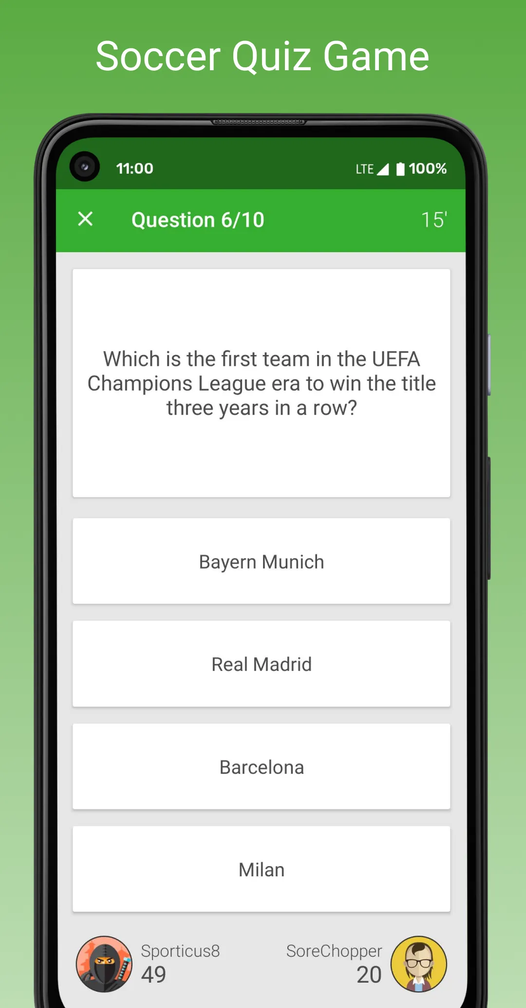 Soccer Fan Quiz | Indus Appstore | Screenshot