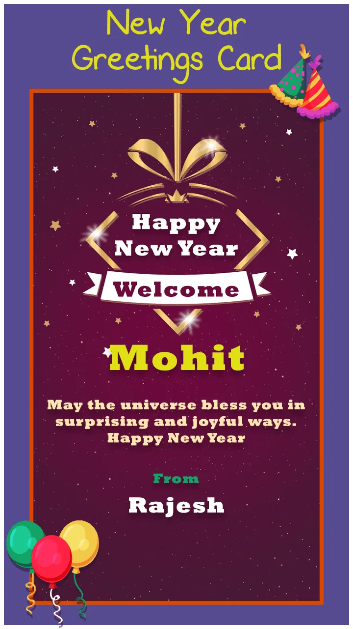 New Year Greeting Cards | Indus Appstore | Screenshot