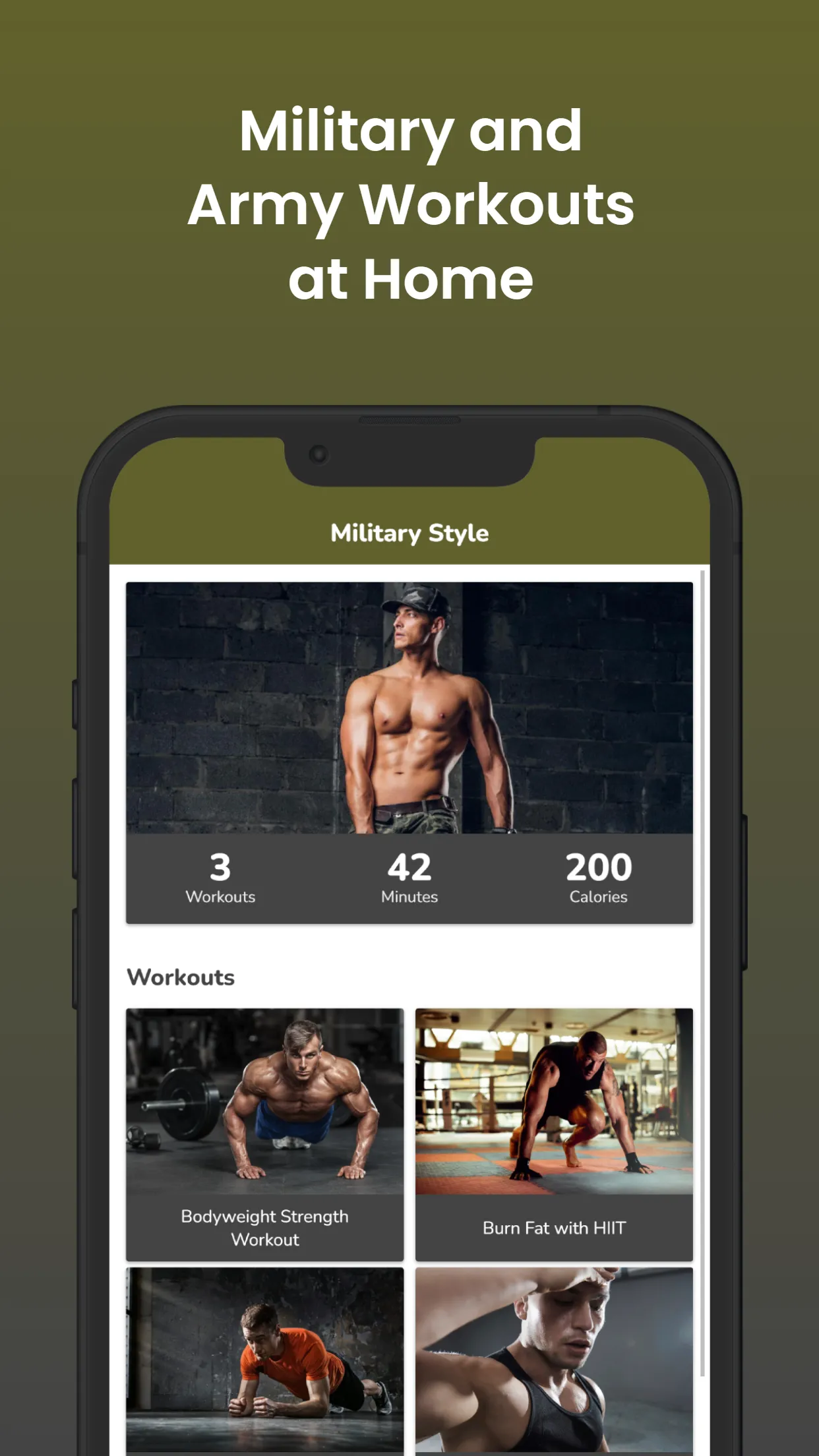 Military Style Fitness Workout | Indus Appstore | Screenshot