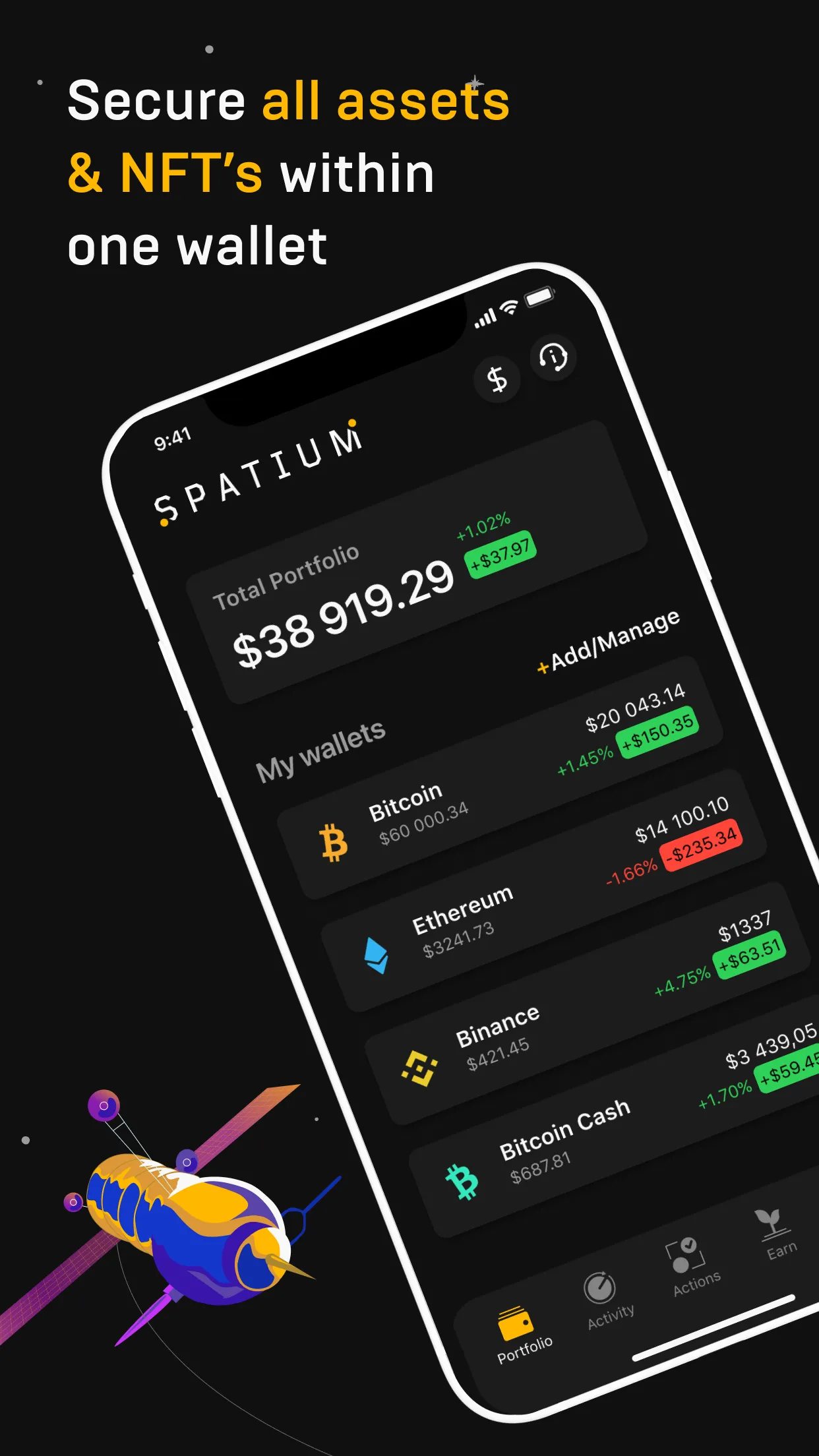 Spatium MPC Crypto Wallet | Indus Appstore | Screenshot