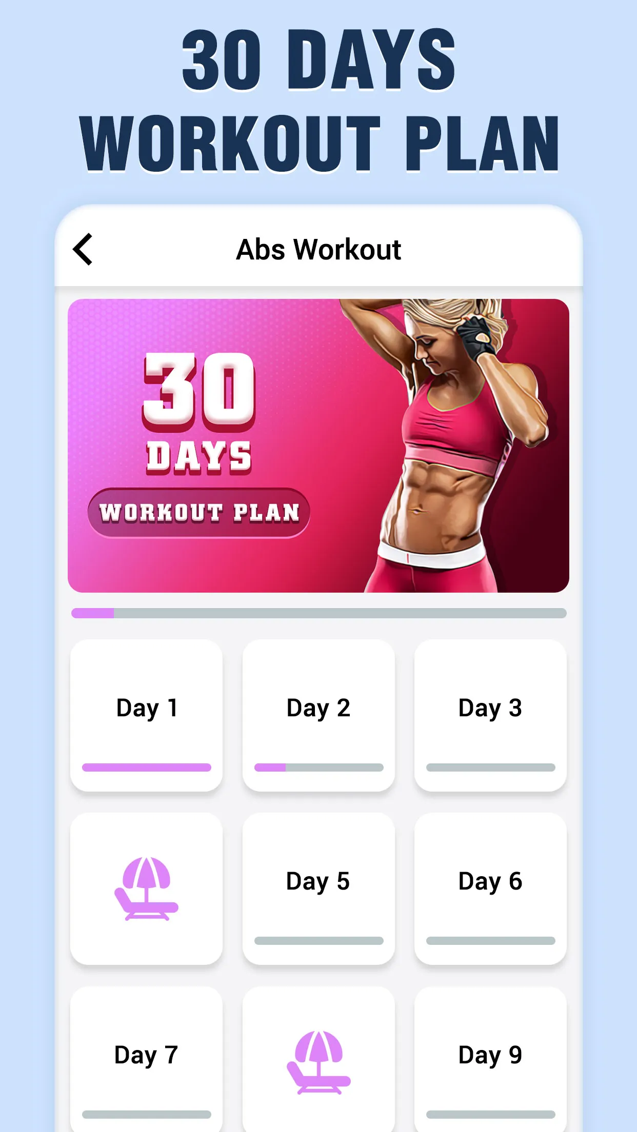 Abs Workout for Women:Exercise | Indus Appstore | Screenshot