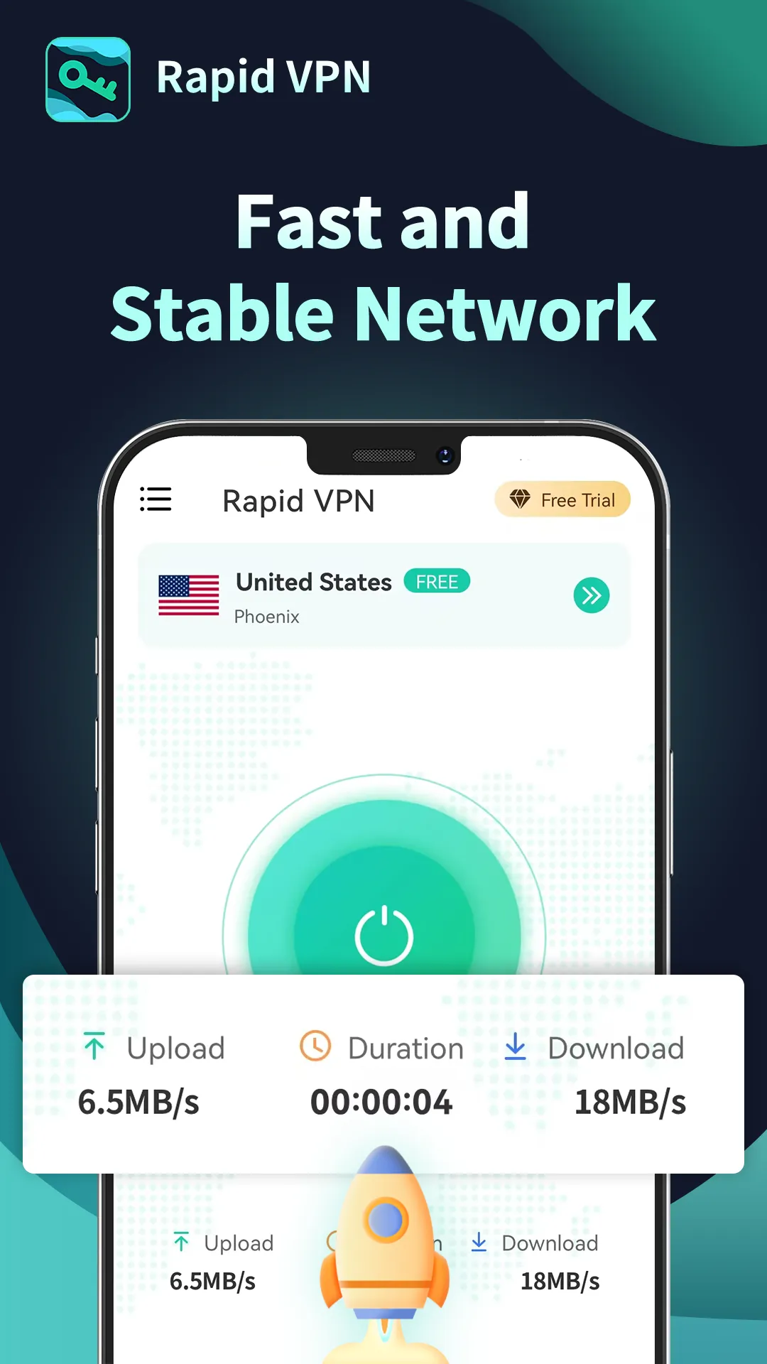 Rapid VPN - Safe Secure Proxy | Indus Appstore | Screenshot