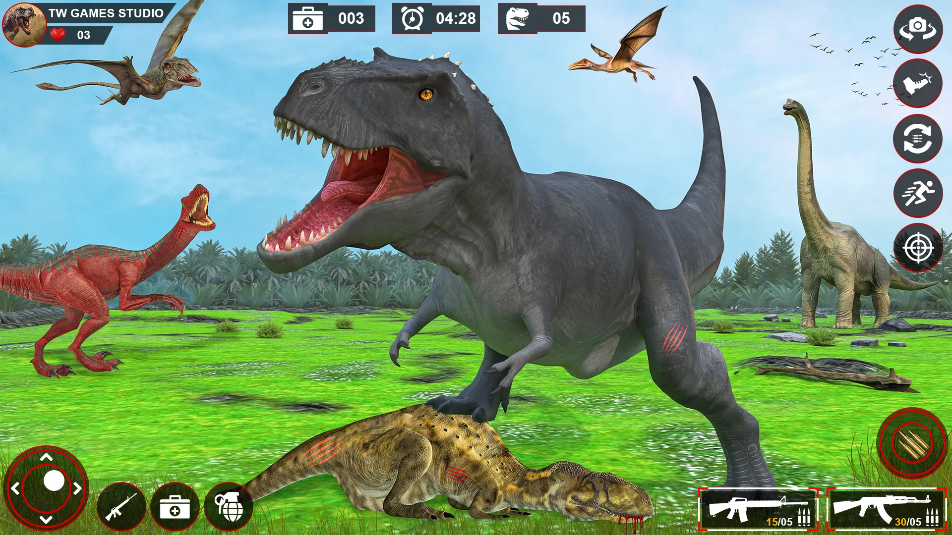 Wild Dino Hunting Animal Games | Indus Appstore | Screenshot