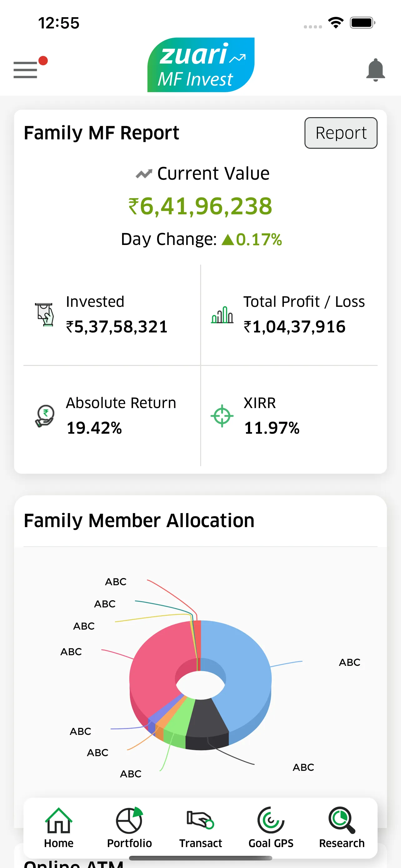 Zuari MF | Indus Appstore | Screenshot