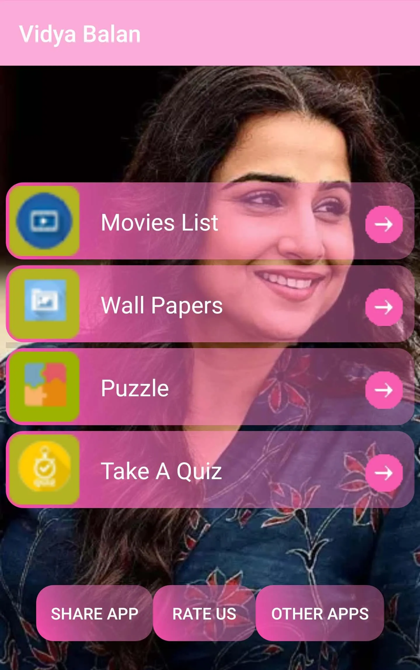 Vidya Balan Movies-Wallpapers | Indus Appstore | Screenshot