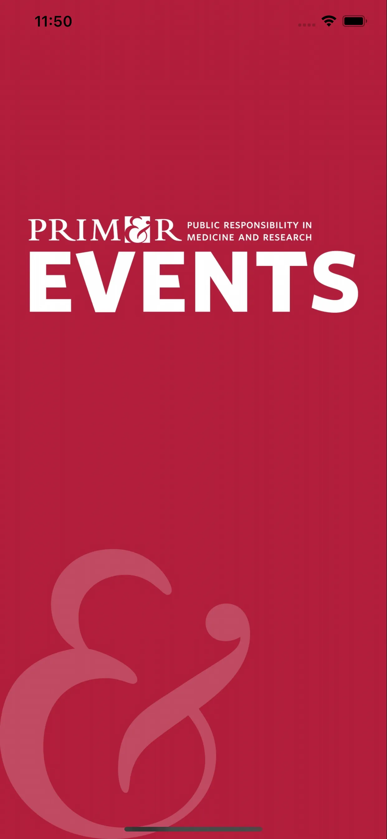 PRIM&R Events | Indus Appstore | Screenshot