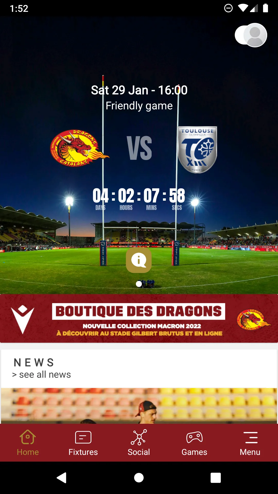 Dragons Catalans | Indus Appstore | Screenshot