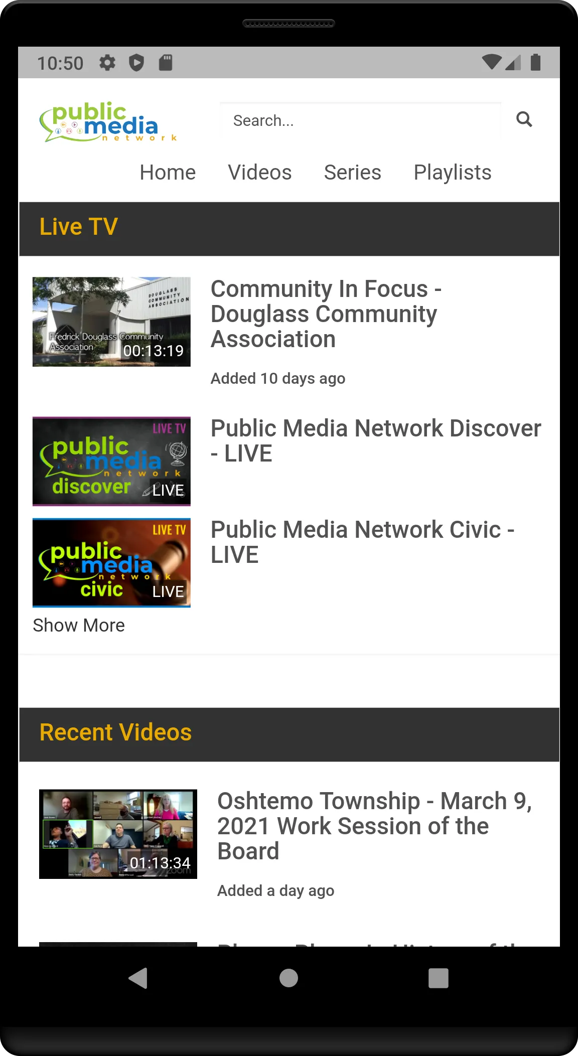 Public Media Network | Indus Appstore | Screenshot