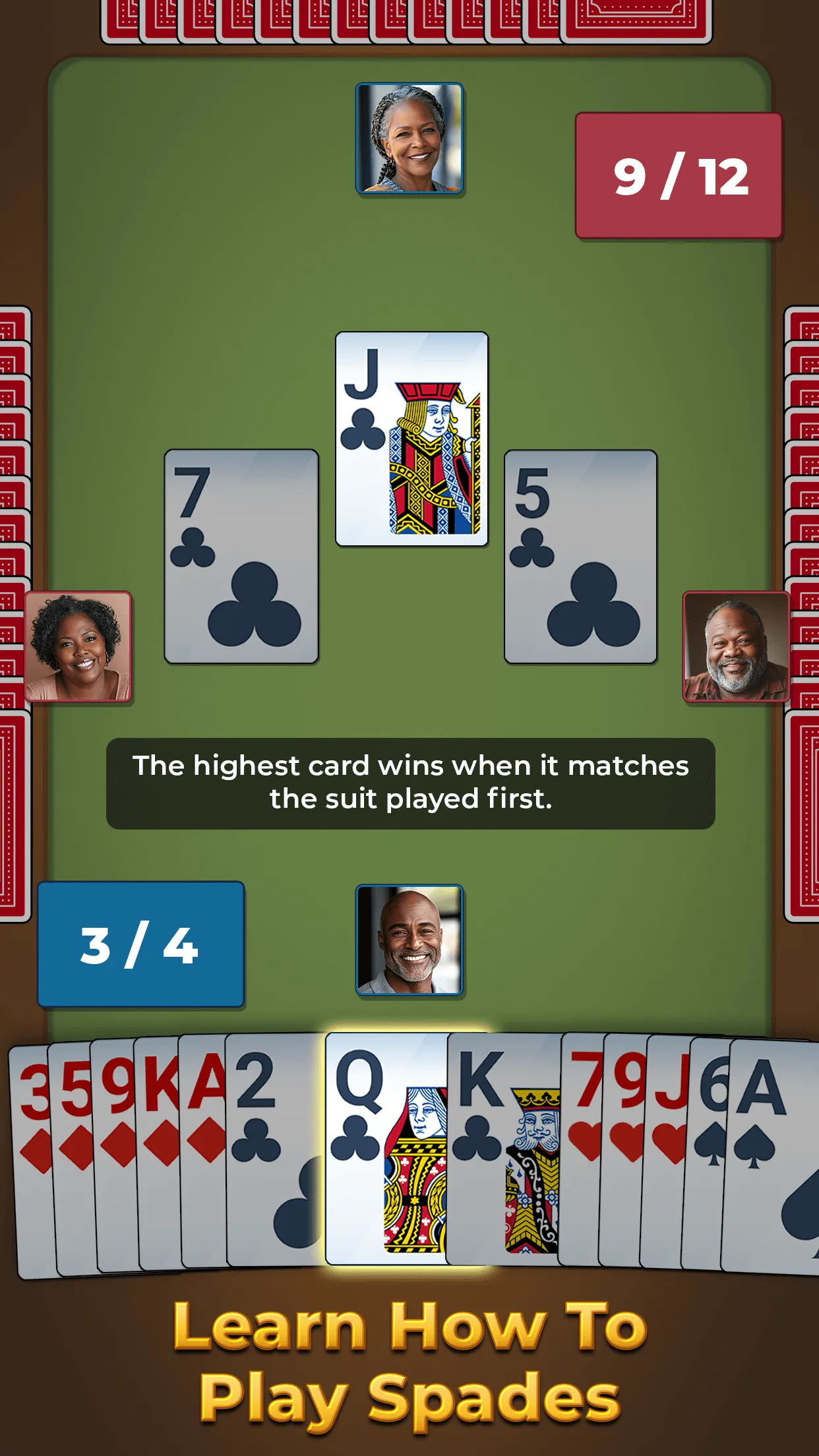 Spades Classic: Card Game | Indus Appstore | Screenshot