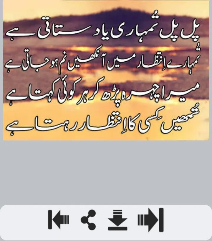 Yaadein Shayari | Indus Appstore | Screenshot