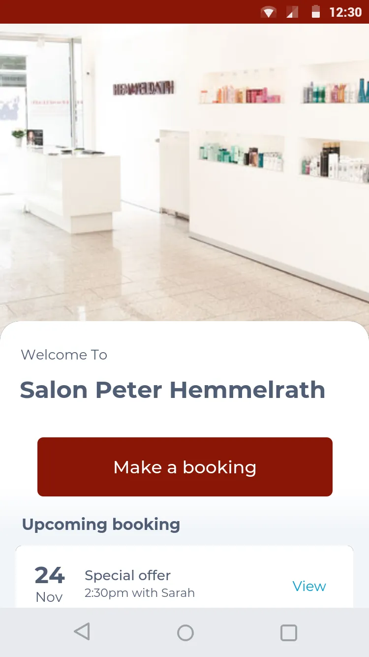 Salon Peter Hemmelrath | Indus Appstore | Screenshot