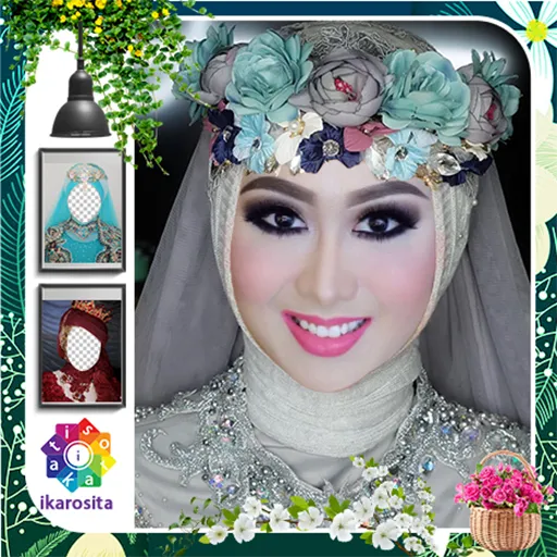 Hijab Wedding Frame Editor | Indus Appstore | Screenshot