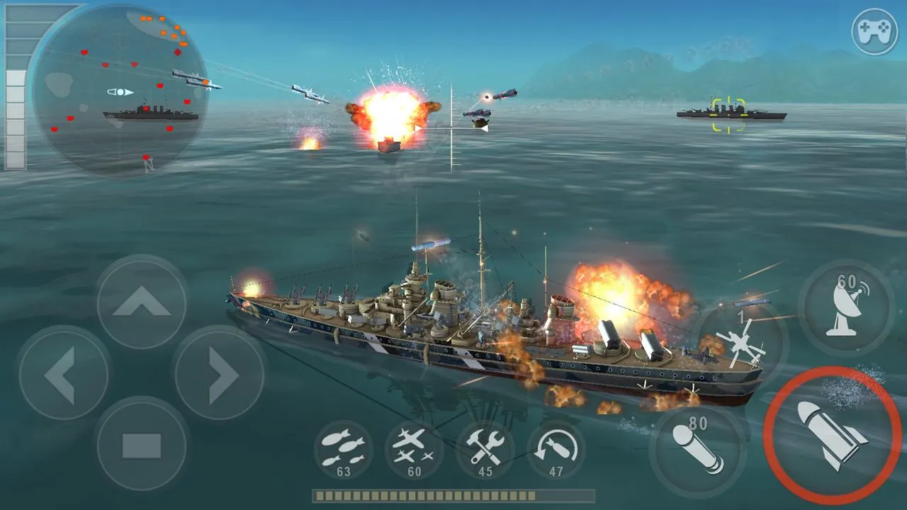 WARSHIP BATTLE:3D World War II | Indus Appstore | Screenshot