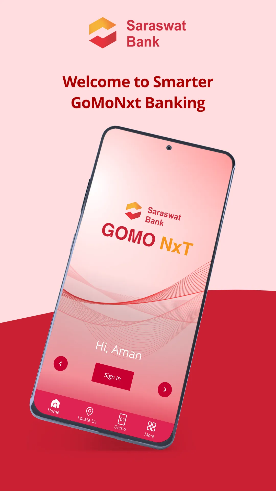 Saraswat Bank GOMO NxT | Indus Appstore | Screenshot