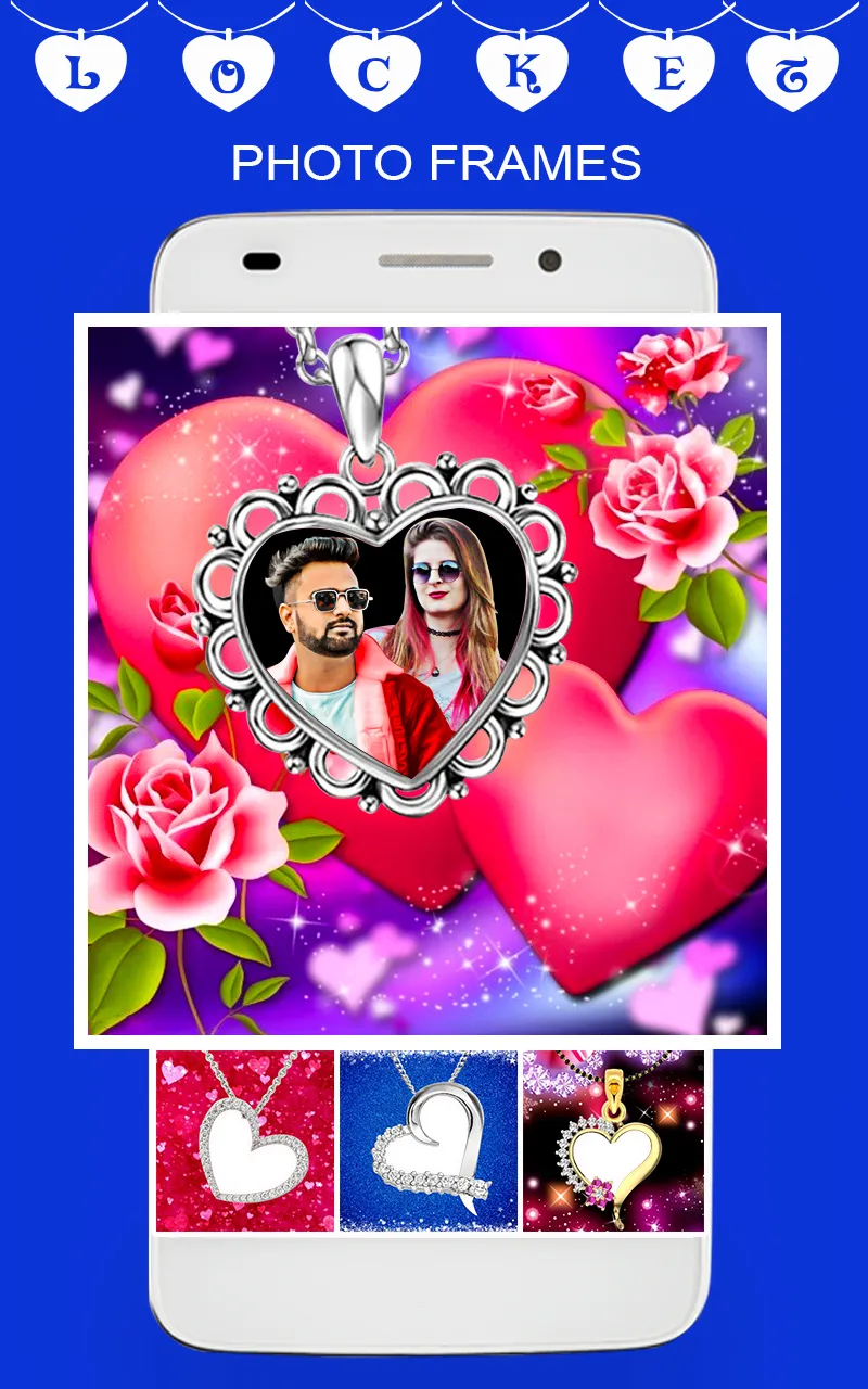 Locket photo frame dual love | Indus Appstore | Screenshot