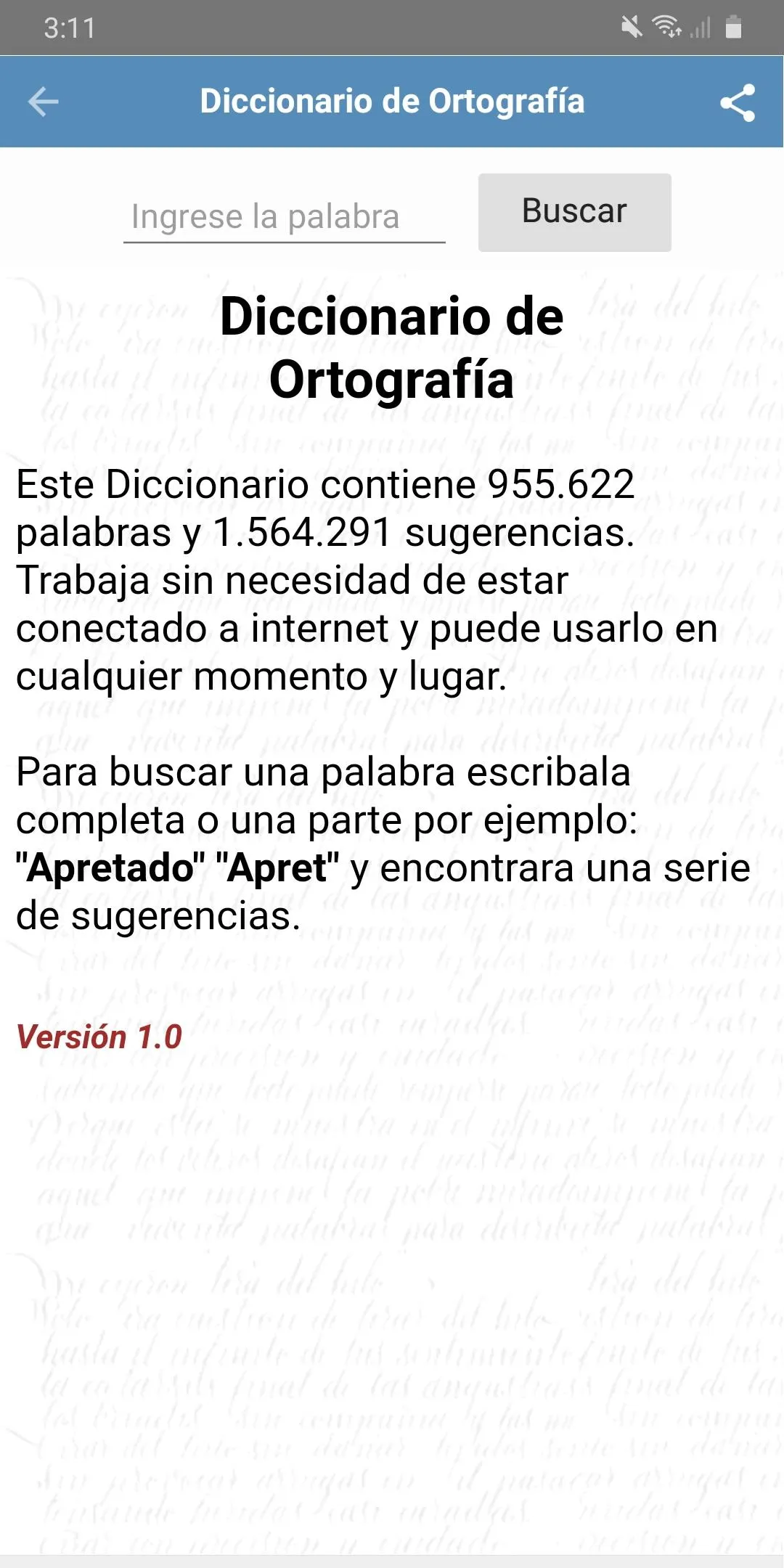 Diccionario de Ortografía Espa | Indus Appstore | Screenshot