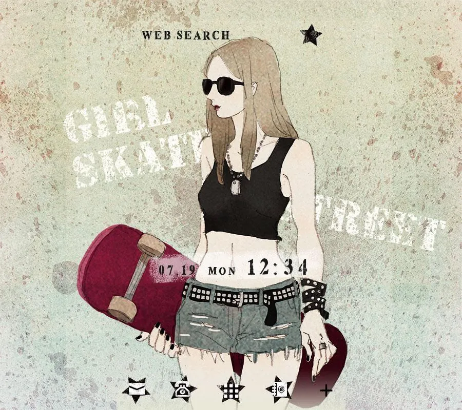 Cool wallpaper-Skater Girl- | Indus Appstore | Screenshot