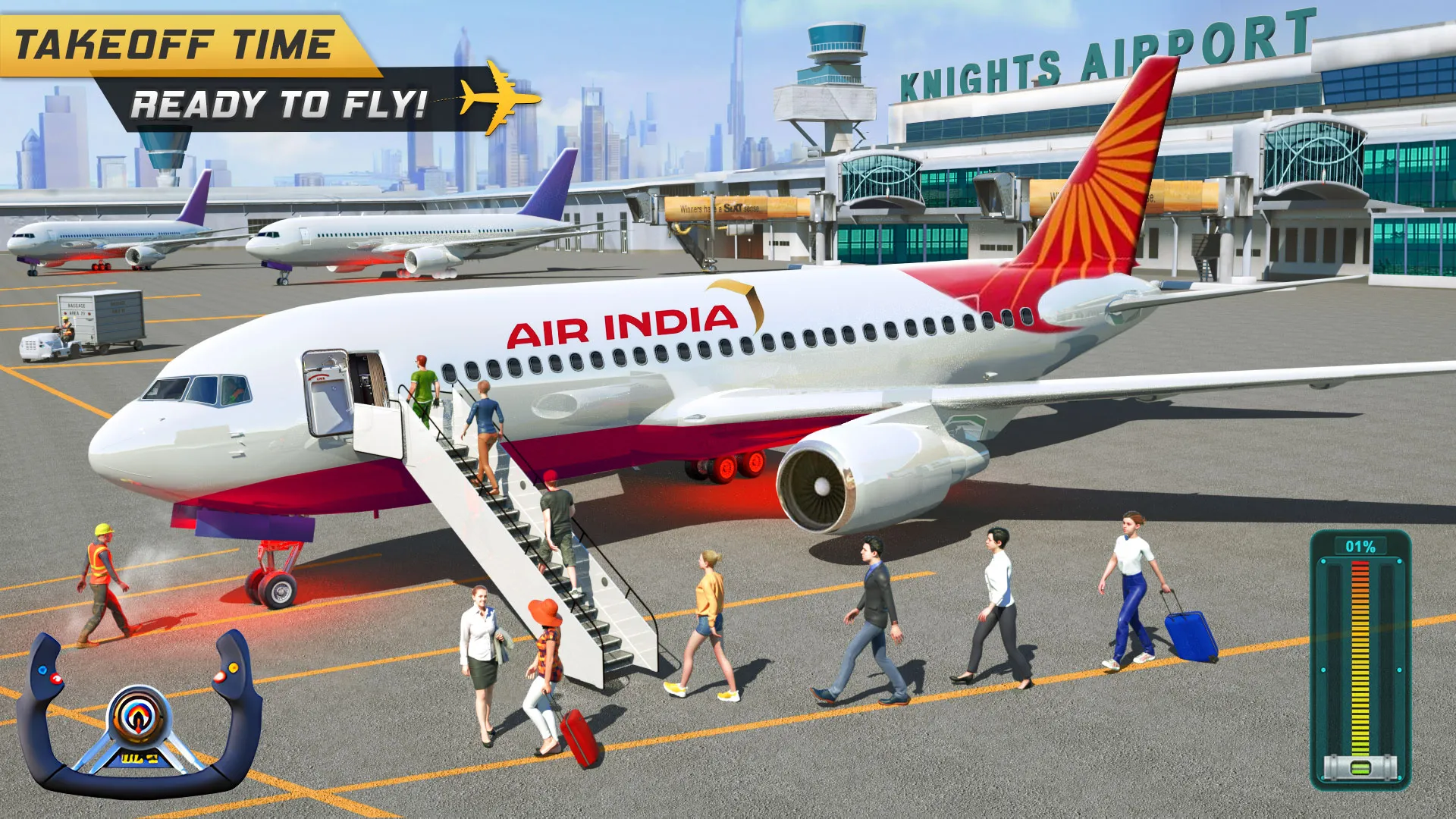 SkyDrift: 3D Airplane Game | Indus Appstore | Screenshot
