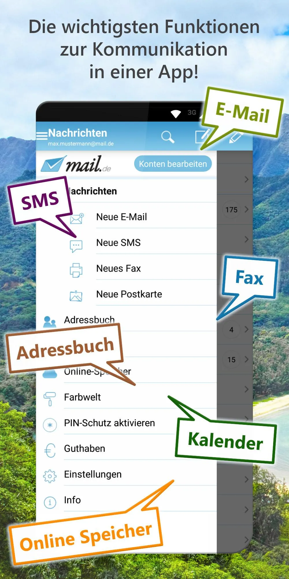 mail.de Mail | Indus Appstore | Screenshot