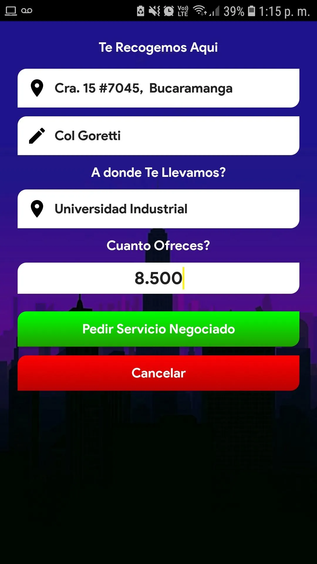 CLIENTE TU TAXI BGA | Indus Appstore | Screenshot