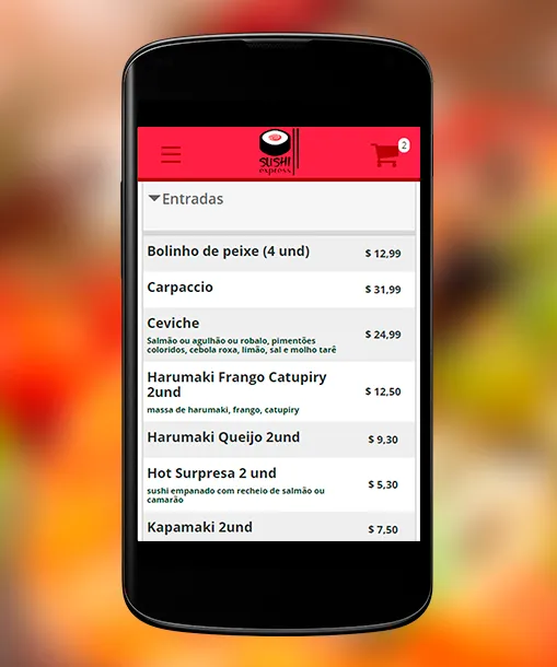 Sushi Express Dlvr | Indus Appstore | Screenshot