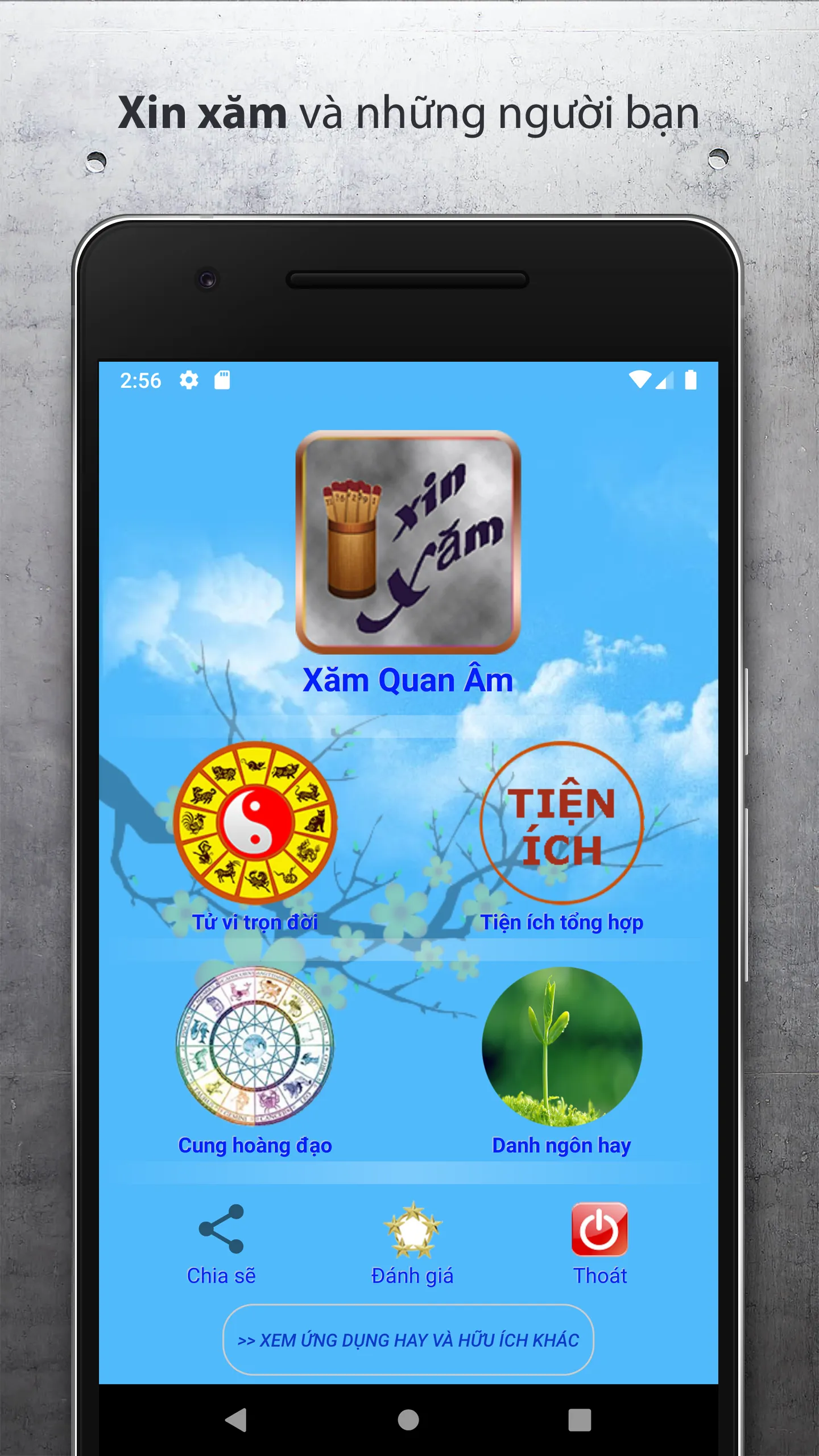 Xin Xăm Mỗi Ngày | Indus Appstore | Screenshot