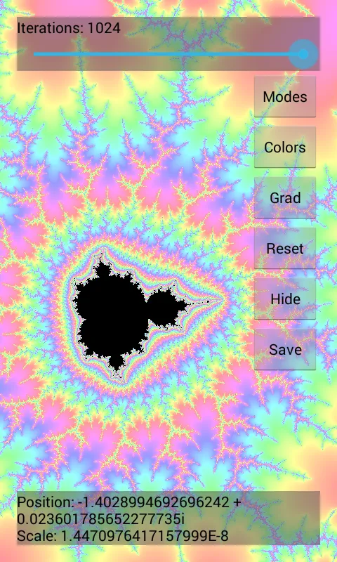 GPU Mandelbrot | Indus Appstore | Screenshot