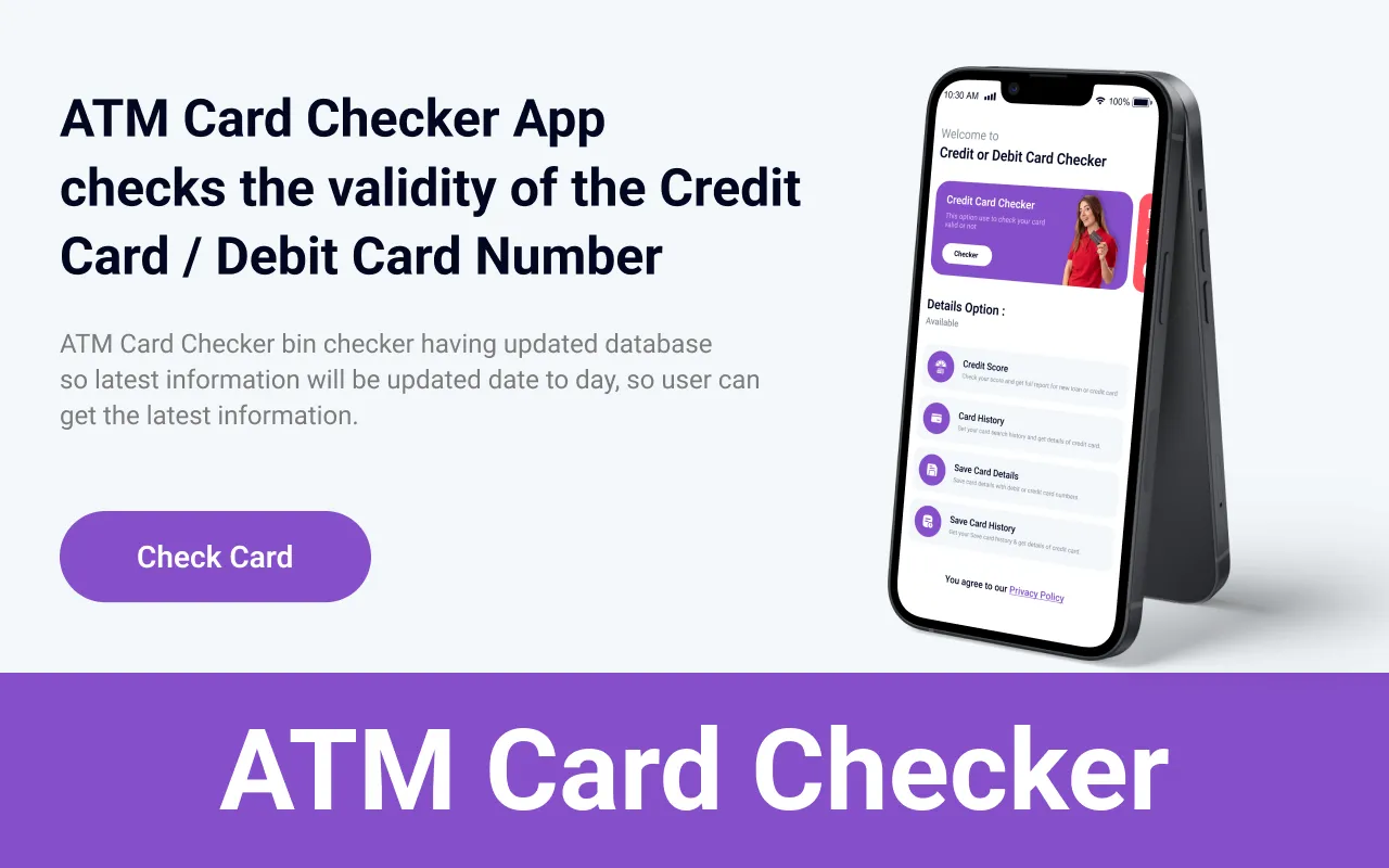 ATM Card Checker | Indus Appstore | Screenshot