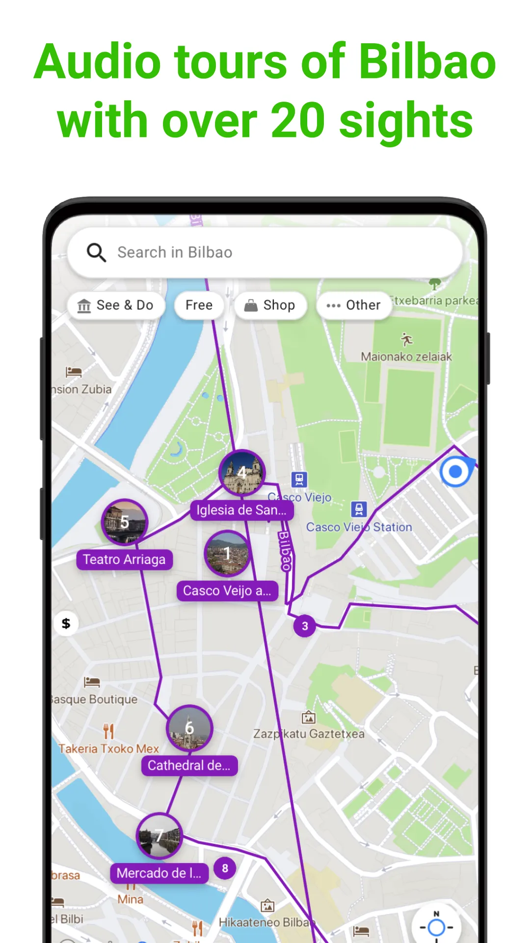 Bilbao Tour Guide:SmartGuide | Indus Appstore | Screenshot