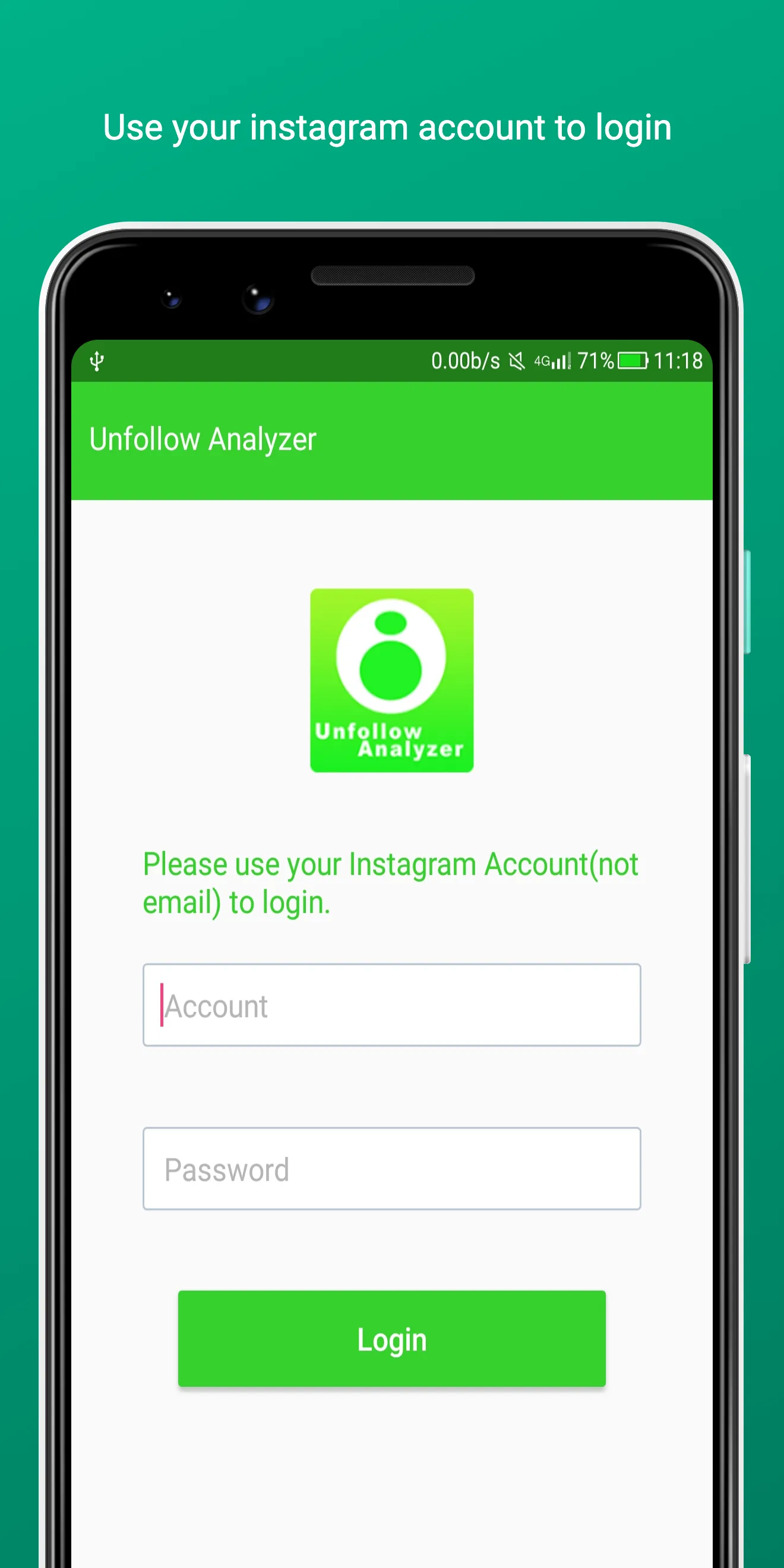 Unfollow Analyzer - Unfollower | Indus Appstore | Screenshot