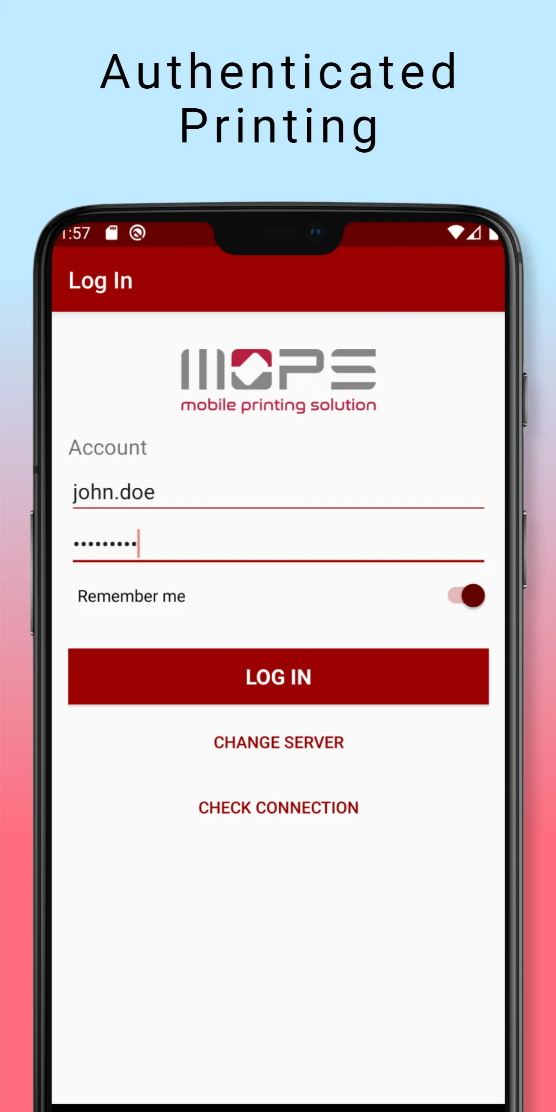 Mobile Printing Solution-MOPS | Indus Appstore | Screenshot