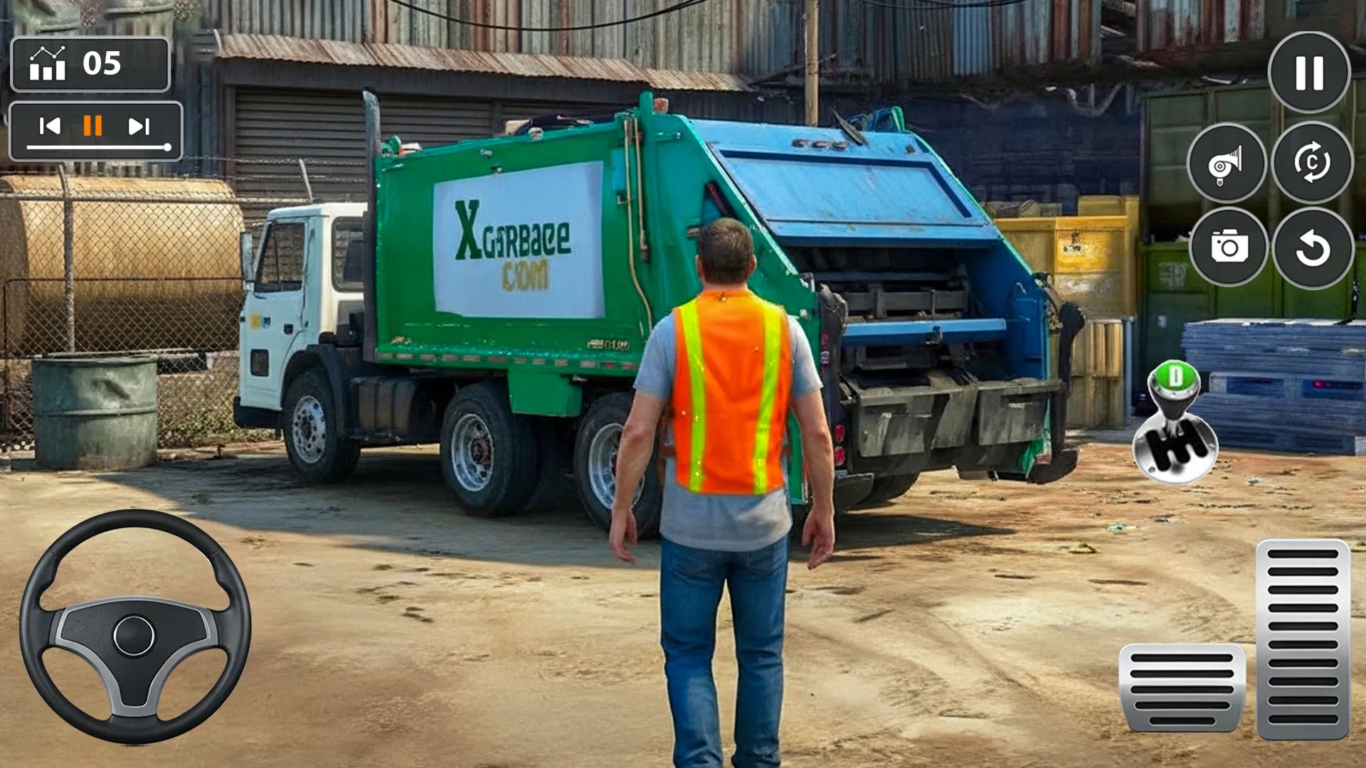 City Garbage Trash Truck Game | Indus Appstore | Screenshot