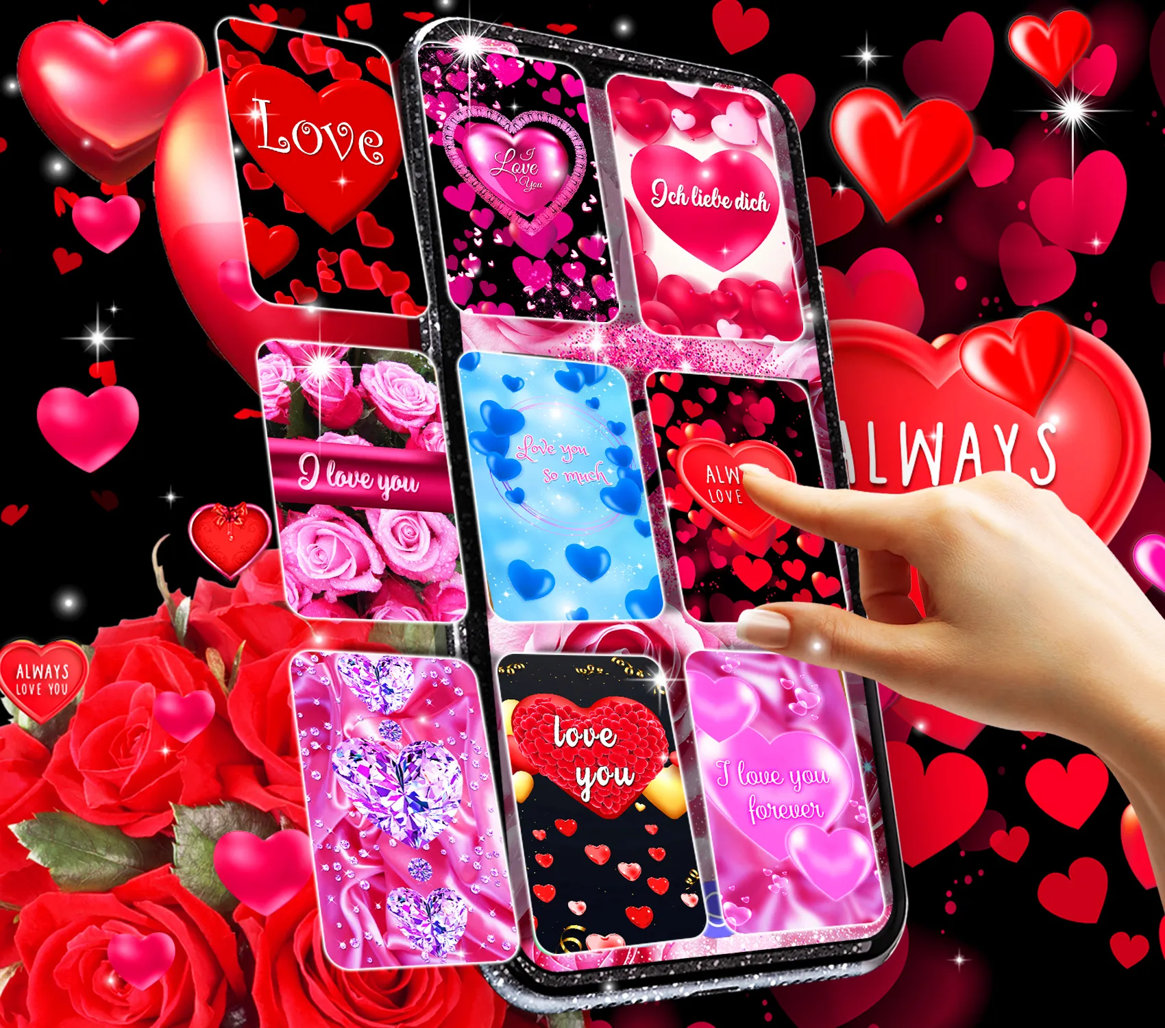 I love you live wallpaper | Indus Appstore | Screenshot