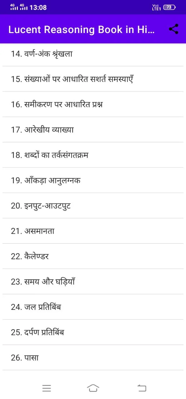 Lucent Reasoning Book Hindi | Indus Appstore | Screenshot