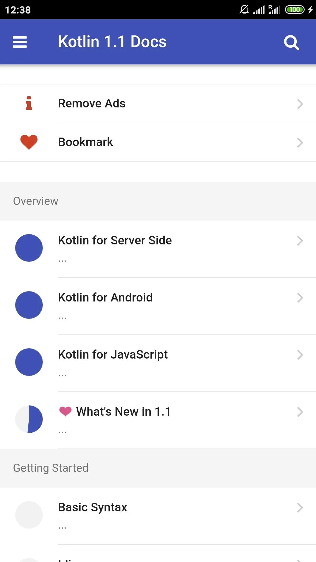 Kotlin 1.1 Docs | Indus Appstore | Screenshot